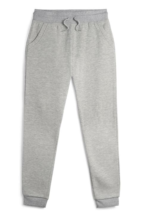 Pantalón de chándal de algodón en Gris de Hombre.